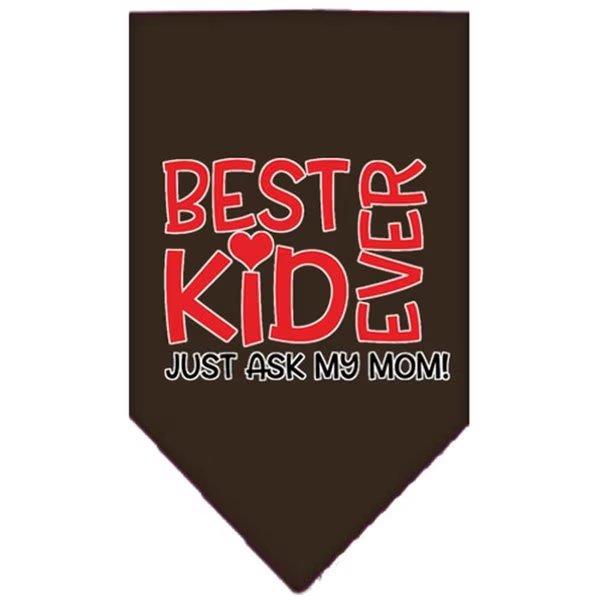 Ask My Mom Screen Print Pet BandanaCocoa Small, Mirage Pet Products, Mfr#: 66-453 SMCO